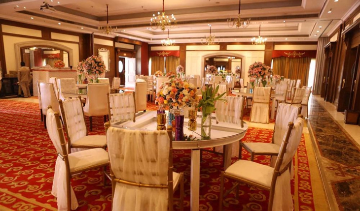 The Grand Ball Room at The Palms Town and Country Club Banquet Hall in Gurgaon Photos